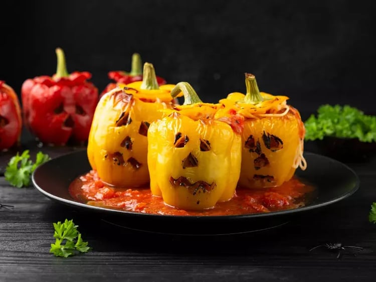 stuffed pepper halloween recipe