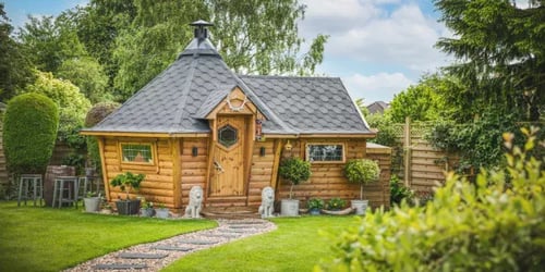 garden bar with grill
