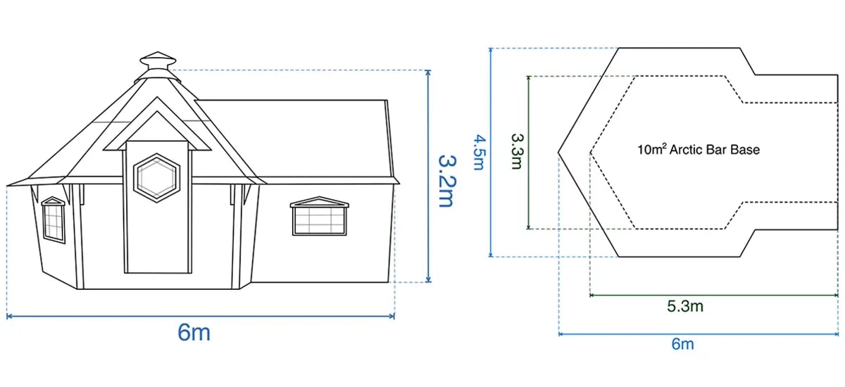 arctic garden bar floor plans