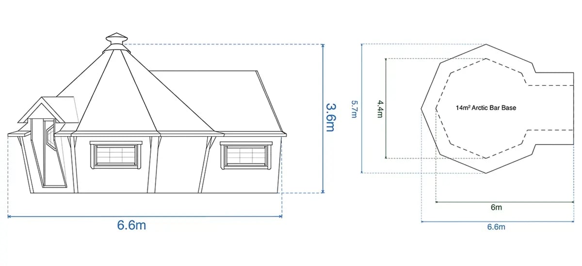 large arctic bar floor plans