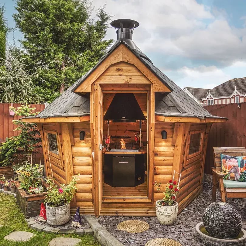small bbq cabin