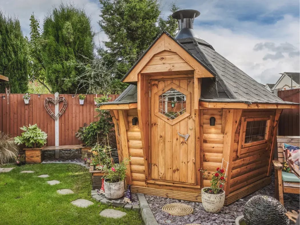 small grill hut cabin