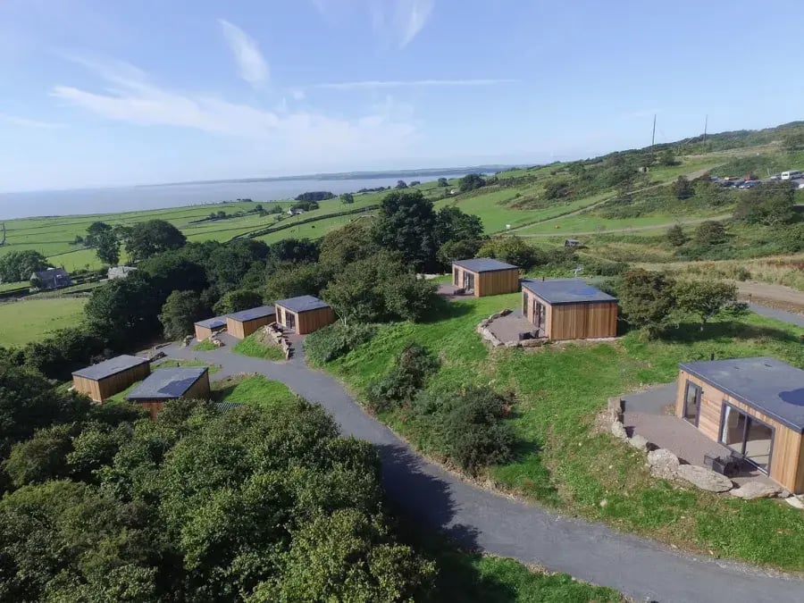 campsite of glamping pods 