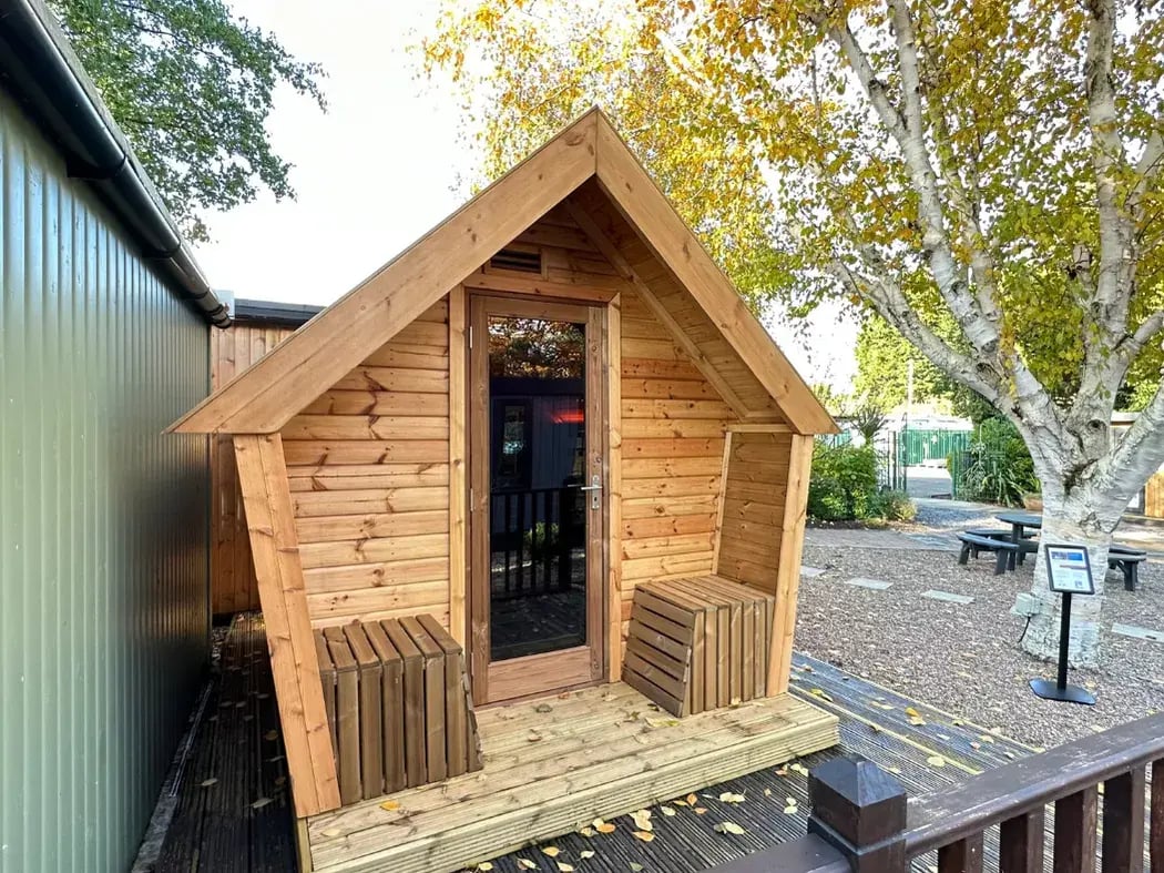 garden sauna cabin