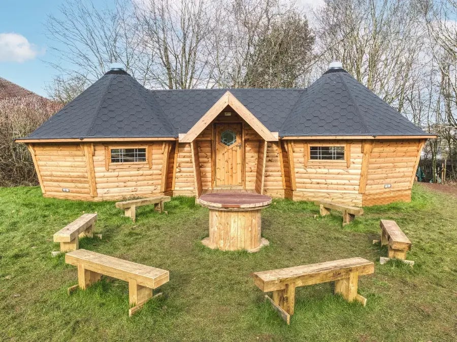 joined timber schools at forest school