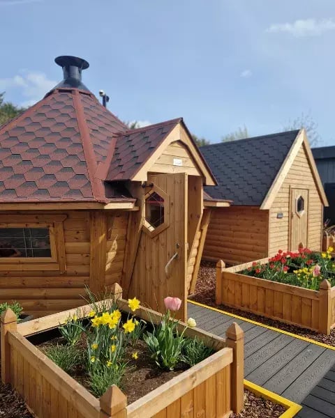 Arctic Cabins Nottingham Show Site