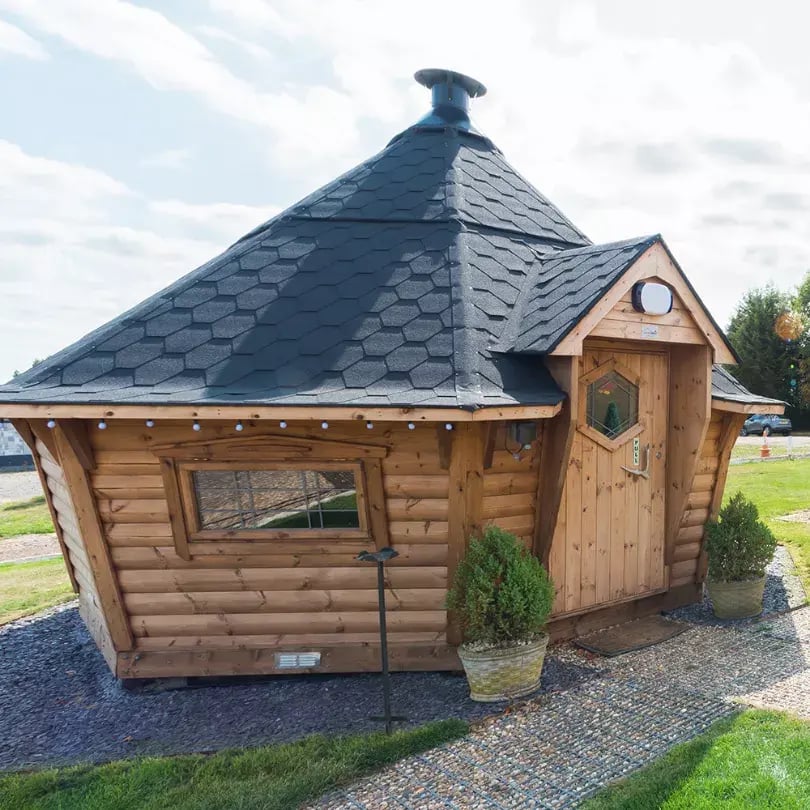 barbecue house for the garden