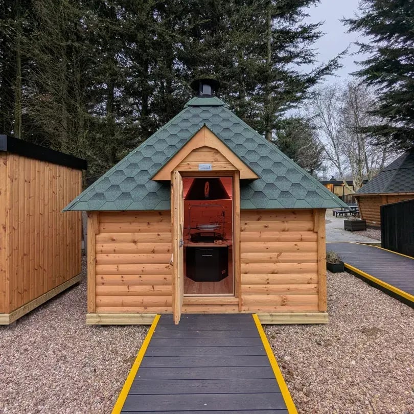 BBQube at Arctic Cabins East Midlands show site