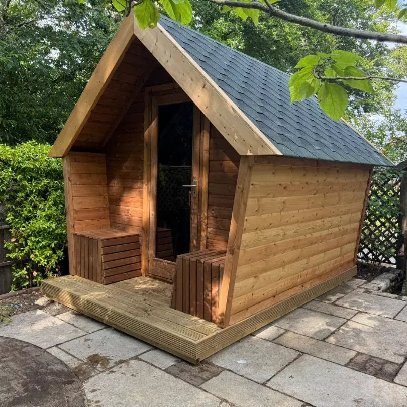 garden sauna cabin