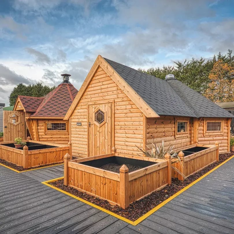 large cabins for the garden