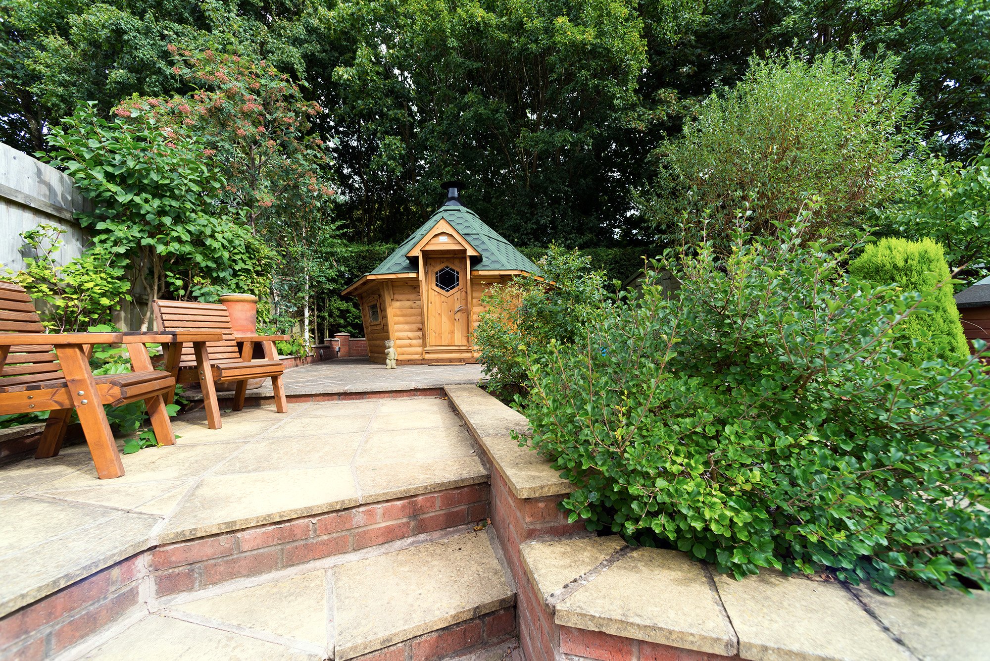 10m² Arctic Cabins Grill Hut with green roof UK