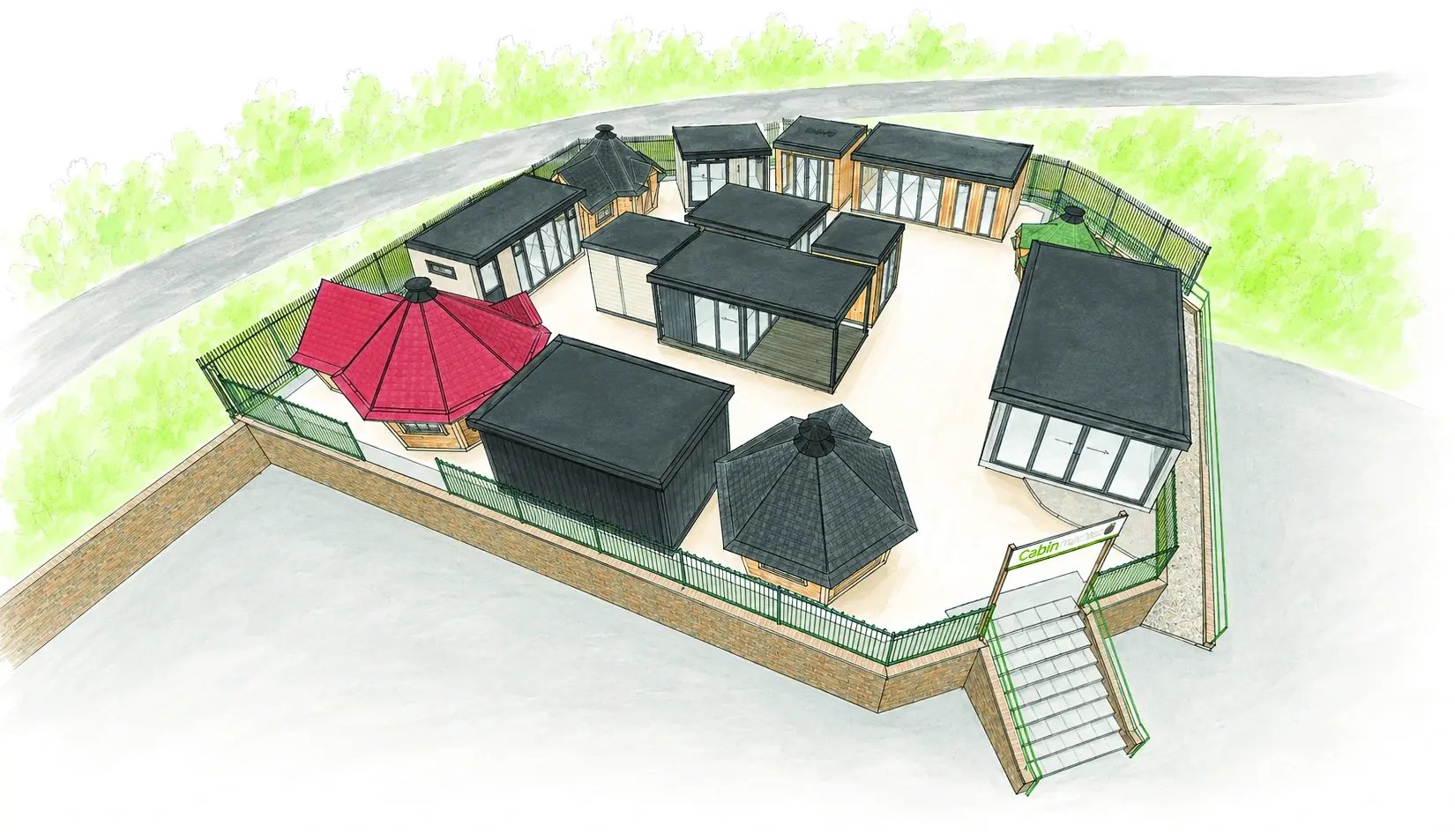 West Midlands Studley Show Site Map 2026