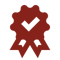 Warranty tick rosette