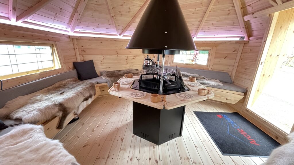 arctic cabins BBQ cabin