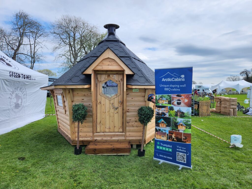 bbc gardeners' world spring fair arctic cabins