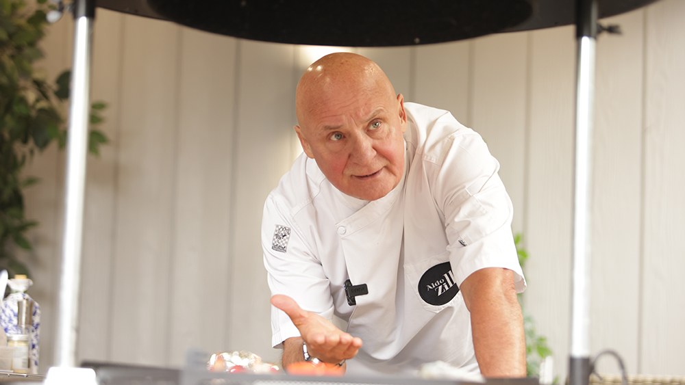 Aldo Zilli at Arctic Cabins