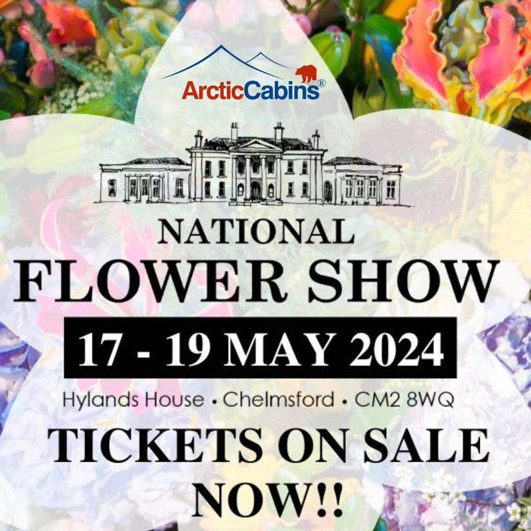 The National Flower Show 2024 arctic cabins exhibition